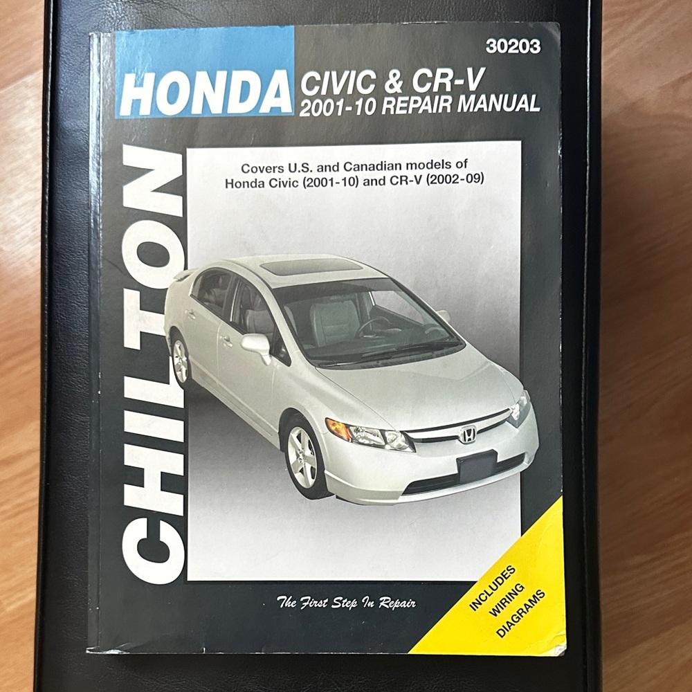 Honda Civic & CR-V Repair Manual 2001 to 2010 Models